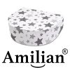 Amilian Kissen; Keilkissen; Kopfkissen; Rückenstützkissen; Sitzkissen; Beinkissen; Stillkissen; Pillow; Sitzkeilkissen; Nackenkissen Sternchnuppe Grau 100% Baumwolle Oberstoff 100% Polypropylen, Füllung 100% Polyester - Image 7