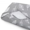 Amilian Bettwäsche Bettgarnitur 2-tlg. 100% Baumwolle für Bettbezug: 120x90 und 1 x Kopfkissenbezug: 40x60 cm mit Hotelverschluss Feder Grau 100% Baumwolle - Image 3