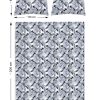 Amilian Bettgarnitur Bettwäsche 155x200 cm inkl. Bettbezug 155 x 200 cm und 2 x Kopfkissenbezug 80x80 cm mit Hotelverschluss Sommer und Winter Monstera Grau 100% Baumwolle - Image 3