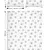 Amilian Bettgarnitur Bettwäsche 155x200 cm inkl. Bettbezug 155 x 200 cm und 2 x Kopfkissenbezug 80x80 cm mit Hotelverschluss Sommer und Winter Pusteblume Weiß 100% Baumwolle - Image 3