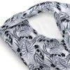 Amilian Bettwäsche; Bettgarnitur; 2-tlg. 100% Baumwolle; für Bettbezug: 140x200 und 1 x Kopfkissenbezug: 80x80 cm; mit Hotelverschluß; Monstera Grau 100% Baumwolle - Image 2