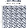 Amilian Bettwäsche; Bettgarnitur; 2-tlg. 100% Baumwolle; für Bettbezug: 140x200 und 1 x Kopfkissenbezug: 80x80 cm; mit Hotelverschluß; Monstera Grau 100% Baumwolle - Image 3