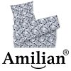 Amilian Bettwäsche; Bettgarnitur; 2-tlg. 100% Baumwolle; für Bettbezug: 140x200 und 1 x Kopfkissenbezug: 80x80 cm; mit Hotelverschluß; Monstera Grau 100% Baumwolle - Image 7