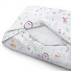 Amilian Bettwäsche Bettgarnitur 2-tlg. 100% Baumwolle für Bettbezug: 120x90 und 1 x Kopfkissenbezug: 40x60 cm mit Hotelverschluss Igel Hirschbaby 100% Baumwolle - Image 3
