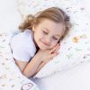 Amilian Bettwäsche Bettgarnitur 2-tlg. 100% Baumwolle für Bettbezug: 120x90 und 1 x Kopfkissenbezug: 40x60 cm mit Hotelverschluss Igel Hirschbaby 100% Baumwolle - Image 5