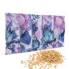 Kirschkernkissen 55 x 20 cm Wärmekissen Mikrowelle Körnerkissen Kirschkernsack Kirschkern Kissen für Kinder Erwachsene ideal als Massagekissen Zauberblumen Oberstoff: 100% Baumwolle, Füllung: 100% Kirschkern
