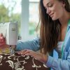 Amilian Baumwollstoff Meterware, Stoffe, Stoffreste: ca. 160cm x 50cm, zum Nähen, für Patchwork 100% Baumwolle, Baumwollstoff, Retro Braun 100% Baumwolle - Image 5