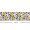 Amilian Seitenschläferkissen inkl. Füllung und Bezug: 150cm x 40cm, Schwangerschaftskissen, Lagerungskissen Baby und Erwachsene: Monstera Grau Senfgelb 100% Baumwolle Oberstoff 100% Polypropylen, Füllung 100% Polyester - Image 2