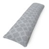 Amilian Seitenschläferkissen Bezug; Stillkissenbezug: ca. 150 x 40 cm für Lagerungskissen; Komfortkissen; Pillow Cover; Ersatzbezug; Marokko Grau 100% Baumwolle - Image 4