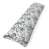 Amilian Seitenschläferkissen Bezug; Stillkissenbezug: ca. 150 x 40 cm für Lagerungskissen; Komfortkissen; Pillow Cover; Ersatzbezug; Folk Weiß 100% Baumwolle - Image 4