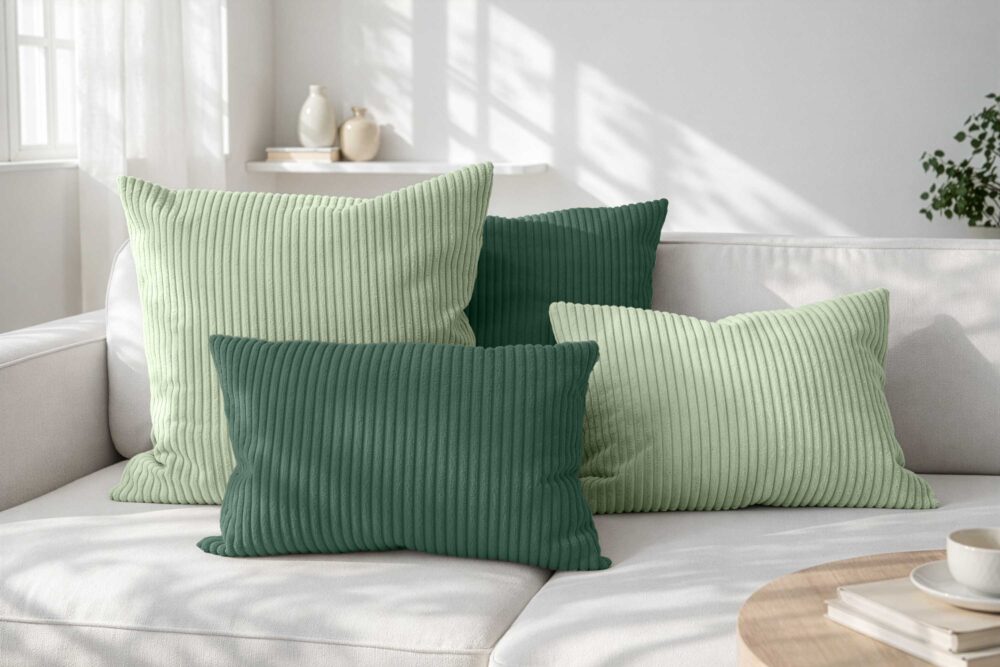 Amilian Dekokissen 4er Set mit Füllung 2x 40×40 + 2x 35×45 cm