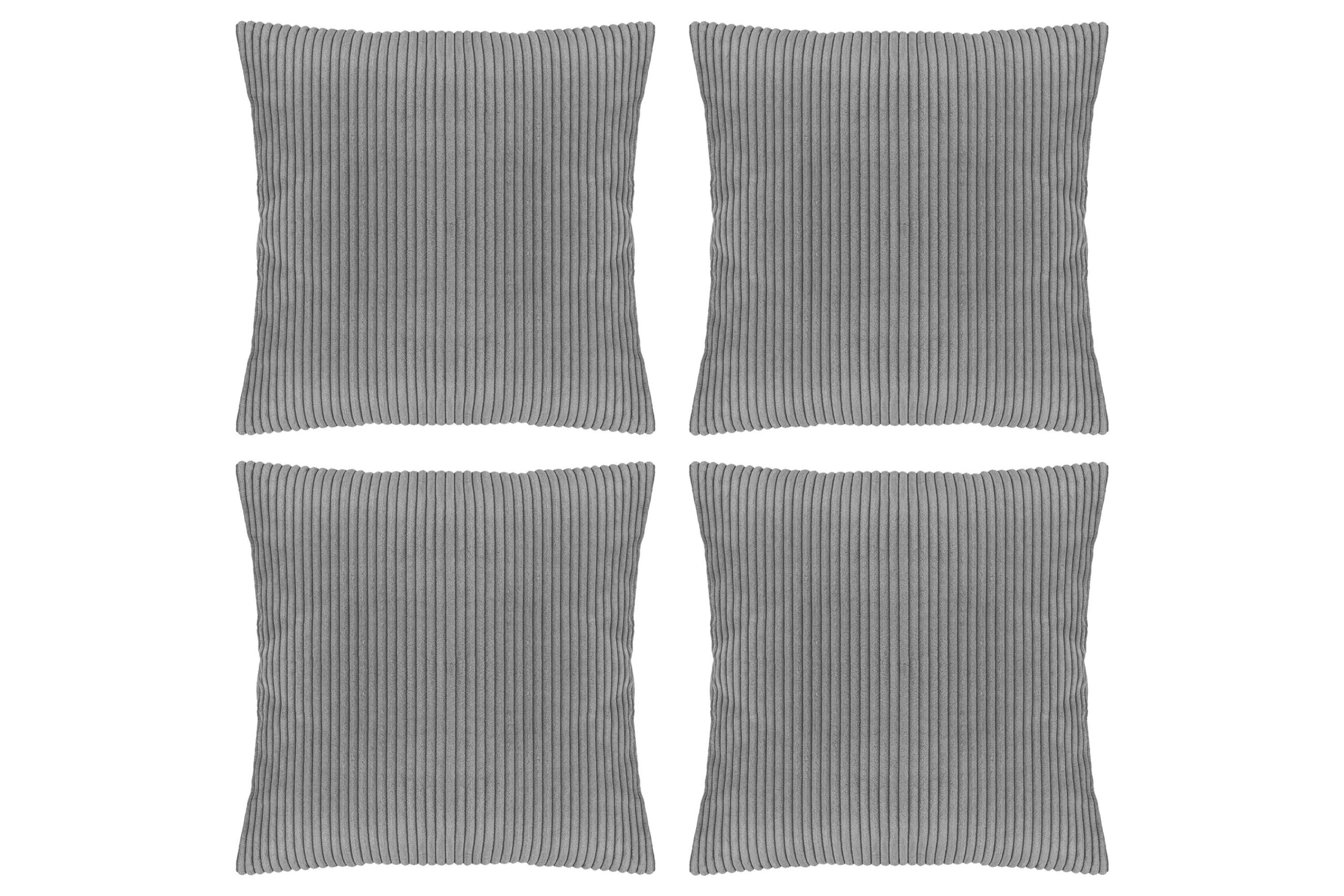 Amilian Sofakissen 4er Set mit Füllung – Dekokissen für Sofa, Wohnzimmer und Schlafzimmer