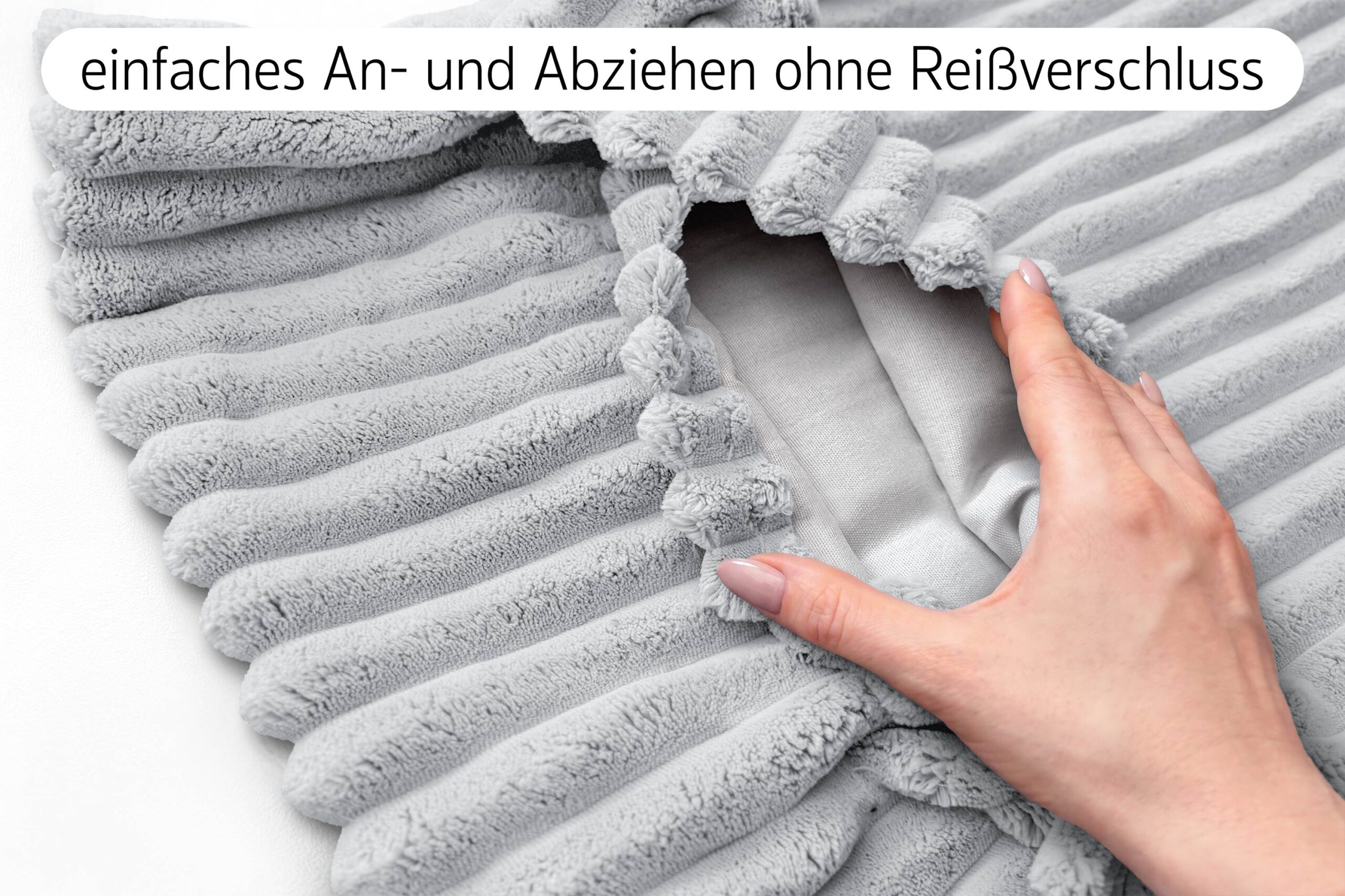 Amilian Kissenbezüge 4er Set Kissenhüllen ohne Füllung