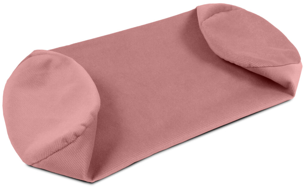 Nackenrollenbezug 40x15 cm - waschbarer Ersatzbezug mit verdecktem Reißverschluss für Nackenrolle, Kissenrolle & Bettrolle