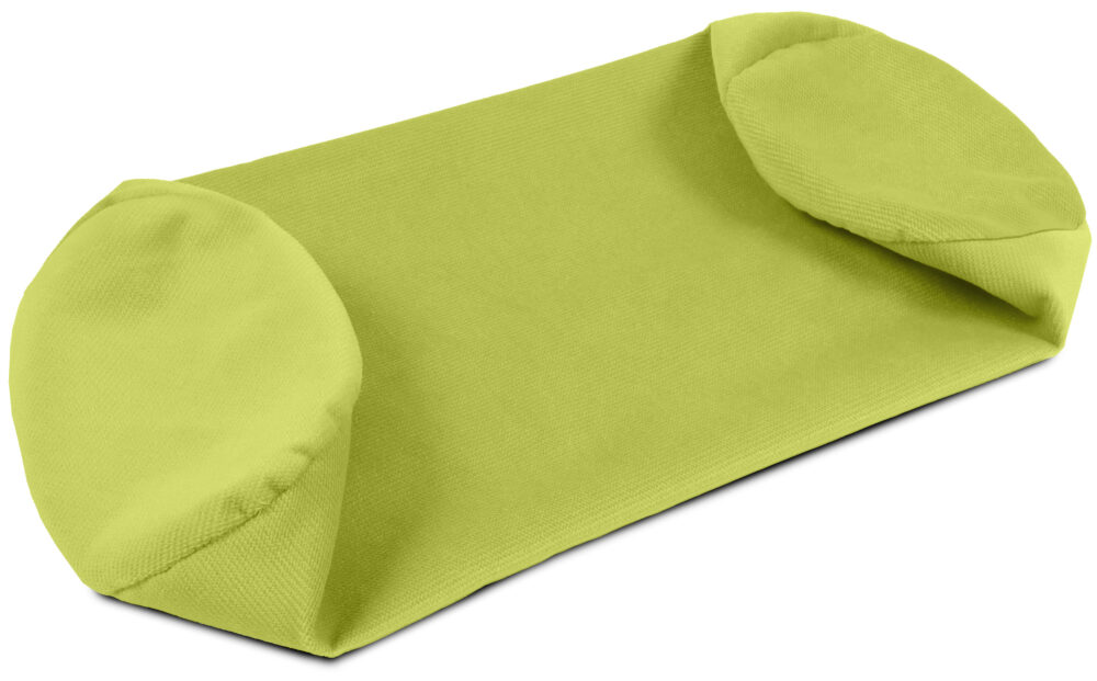 Nackenrollenbezug 40x15 cm - waschbarer Ersatzbezug mit verdecktem Reißverschluss für Nackenrolle, Kissenrolle & Bettrolle