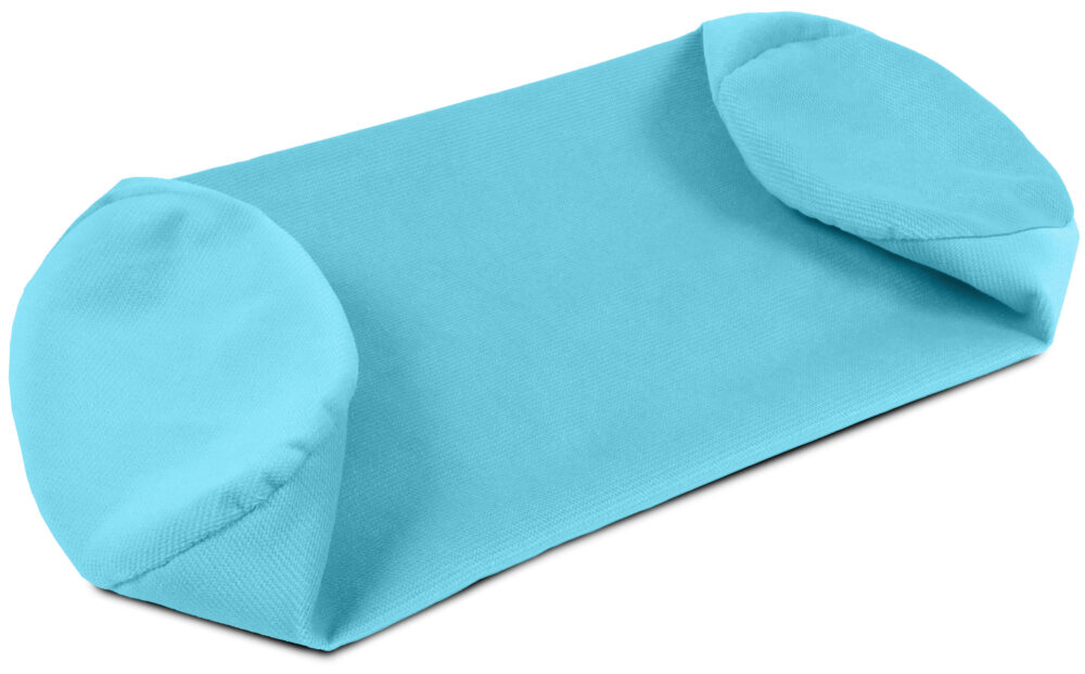Nackenrollenbezug 40x15 cm - waschbarer Ersatzbezug mit verdecktem Reißverschluss für Nackenrolle, Kissenrolle & Bettrolle