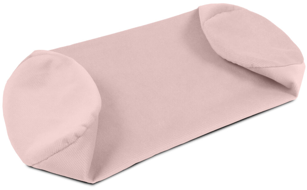 Nackenrollenbezug 40x15 cm - waschbarer Ersatzbezug mit verdecktem Reißverschluss für Nackenrolle, Kissenrolle & Bettrolle