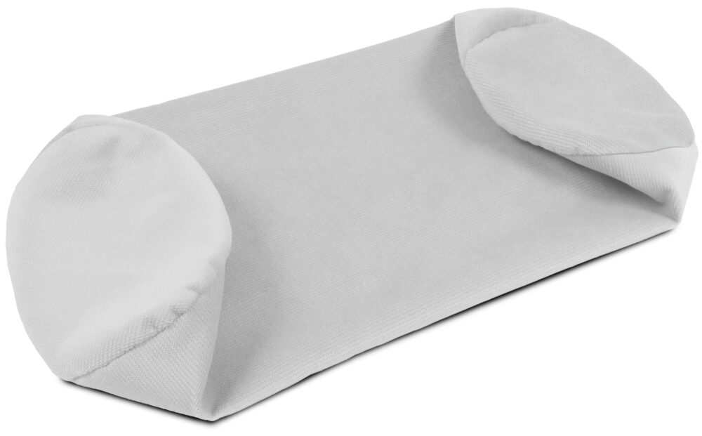 Nackenrollenbezug 40x15 cm - waschbarer Ersatzbezug mit verdecktem Reißverschluss für Nackenrolle, Kissenrolle & Bettrolle