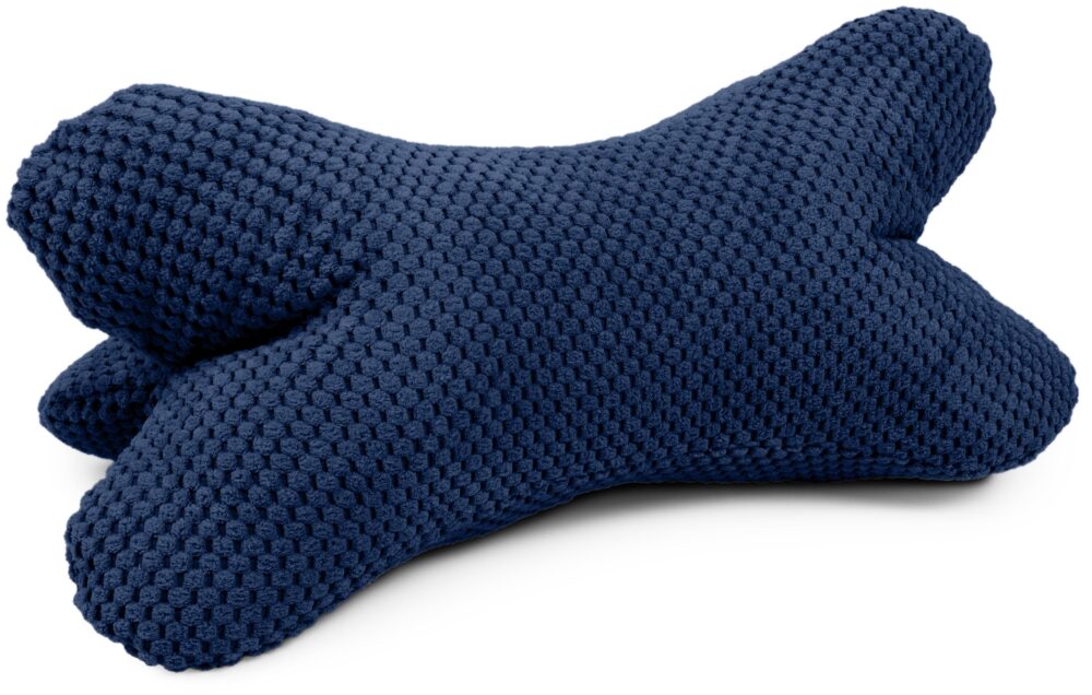 Leseknochen 44x22 cm Lesekissen für Erwachsene - Nackenkissen in Knochenform für Sofa, Bett und Sessel