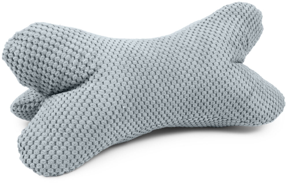 Leseknochen 44x22 cm Lesekissen für Erwachsene - Nackenkissen in Knochenform für Sofa, Bett und Sessel