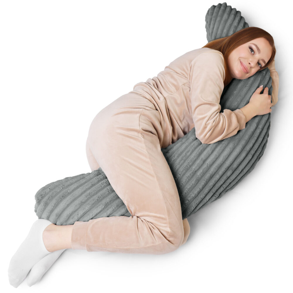 Stillkissen XXL 170 cm Schwangerschaftskissen Seitenschläferkissen U-Form - Lagerungskissen fürs Bett und Sofa mit abnehmbarem Bezug