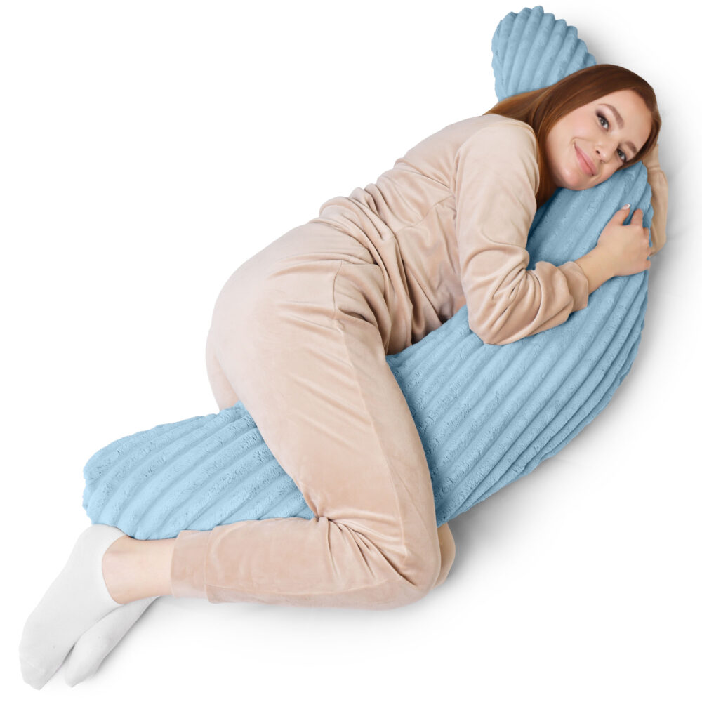 Stillkissen XXL 170 cm Schwangerschaftskissen Seitenschläferkissen U-Form - Lagerungskissen fürs Bett und Sofa mit abnehmbarem Bezug