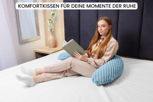 Stillkissen XXL 170 cm Schwangerschaftskissen Seitenschläferkissen U-Form - Lagerungskissen fürs Bett und Sofa mit abnehmbarem Bezug