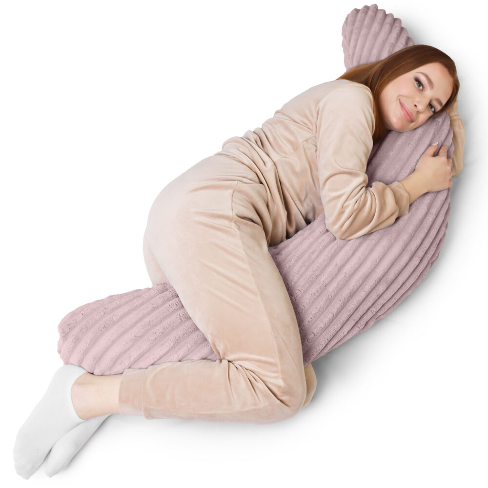 Stillkissen XXL 170 cm Schwangerschaftskissen Seitenschläferkissen U-Form - Lagerungskissen fürs Bett und Sofa mit abnehmbarem Bezug