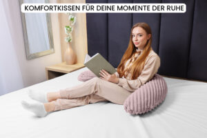 Stillkissen XXL 170 cm Schwangerschaftskissen Seitenschläferkissen U-Form - Lagerungskissen fürs Bett und Sofa mit abnehmbarem Bezug