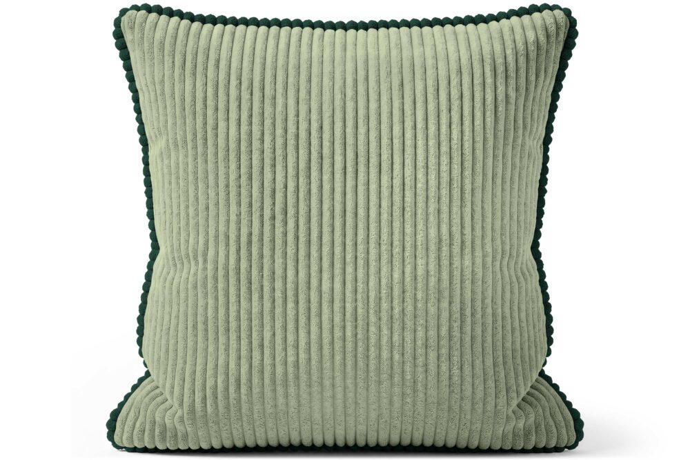 Zierkissen mit Paspel - Dekokissen Sofakissen mit Füllung, weicher Bezug, formstabil, 40/45/50 cm