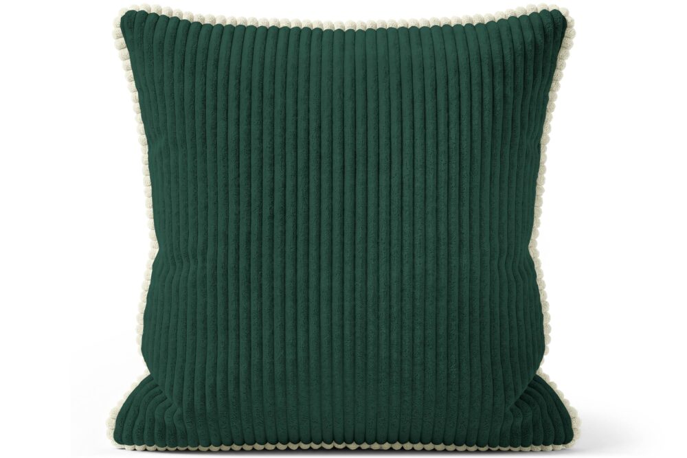 Zierkissen mit Paspel - Dekokissen Sofakissen mit Füllung, weicher Bezug, formstabil, 40/45/50 cm