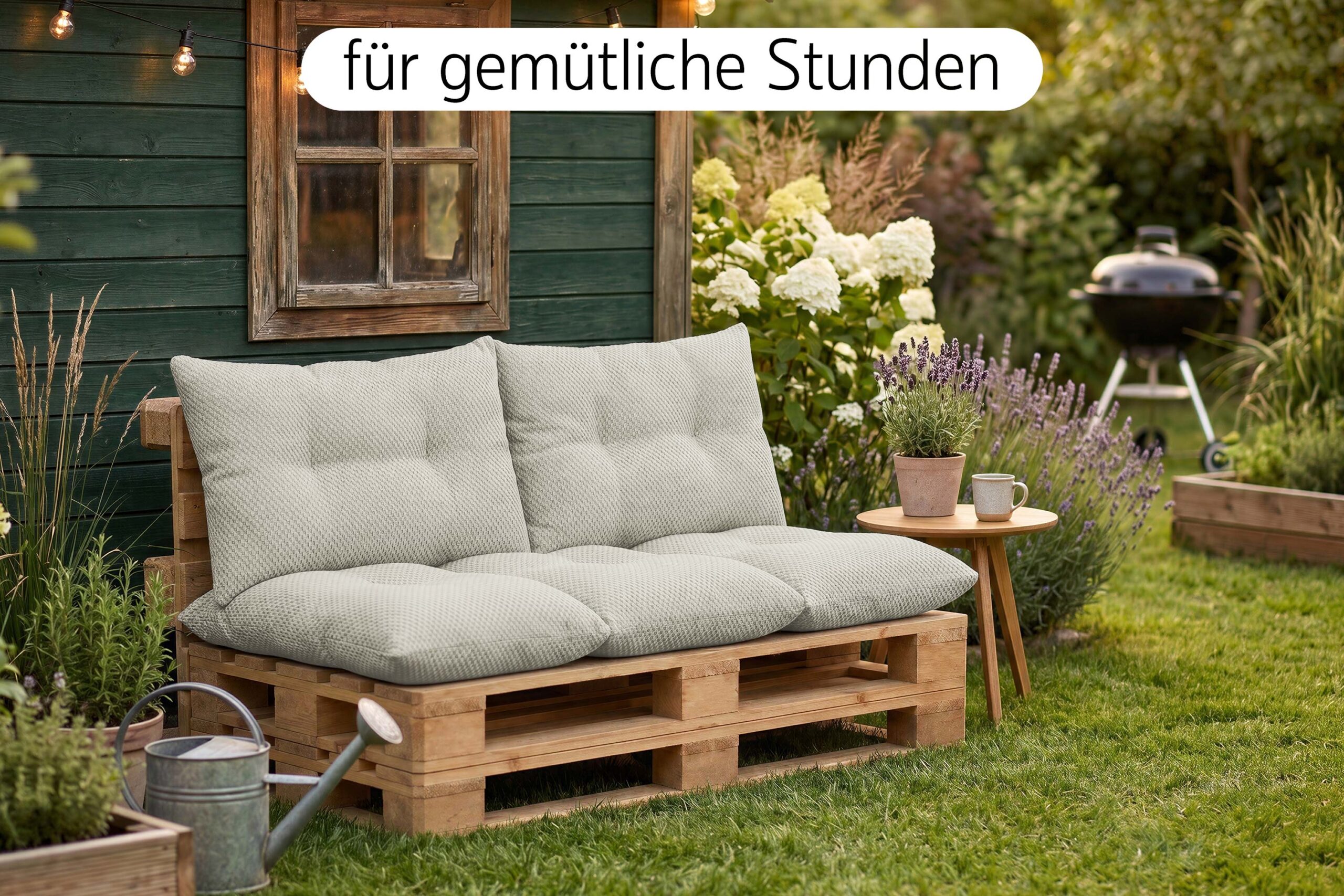 Palettenkissen Set 3-teilig für Europaletten