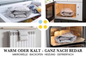 Kirschkernkissen 55x20 cm