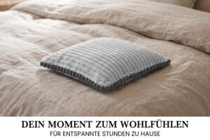 Kirschkernkissen 22x22 cm – Wärme- & Kältekissen mit 100 % Kirschkernen für Mikrowelle, Nacken, Rücken, Bauch & Füße
