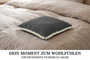 Kirschkernkissen 22x22 cm – Wärme- & Kältekissen mit 100 % Kirschkernen für Mikrowelle, Nacken, Rücken, Bauch & Füße